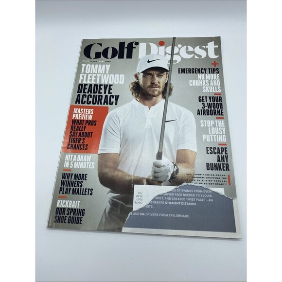 Golf Digest Magazine 2018 Lot Of 9 Tiger, Fleetwood, Xander Breed Spieth Hideki - Picture 15 of 16